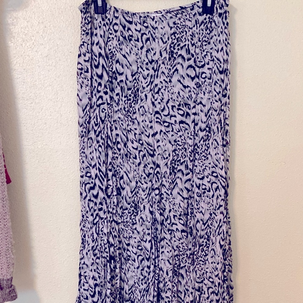 Rafael Leopard Print Women's Maxi Skirt